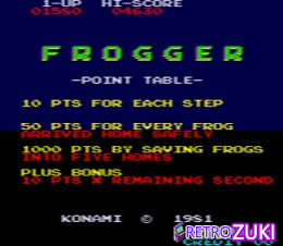 Frogger (bootleg on Amigo? hardware) image