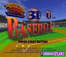 3D Baseball image