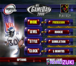 NFL GameDay 2000 image